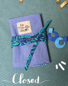 pochette – range bijoux fleurs et wax