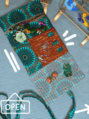 pochette – range bijoux léopard