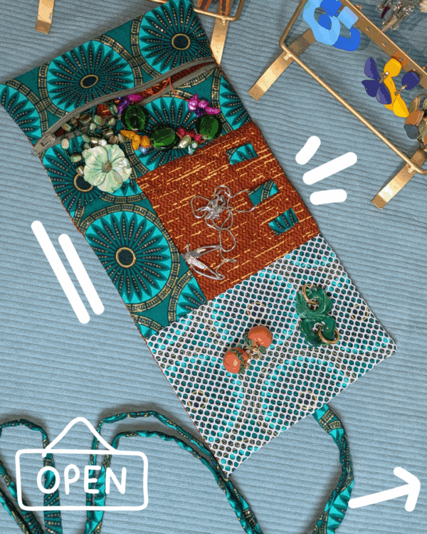 pochette – range bijoux léopard