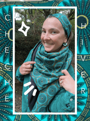 chèche hiver wax vert