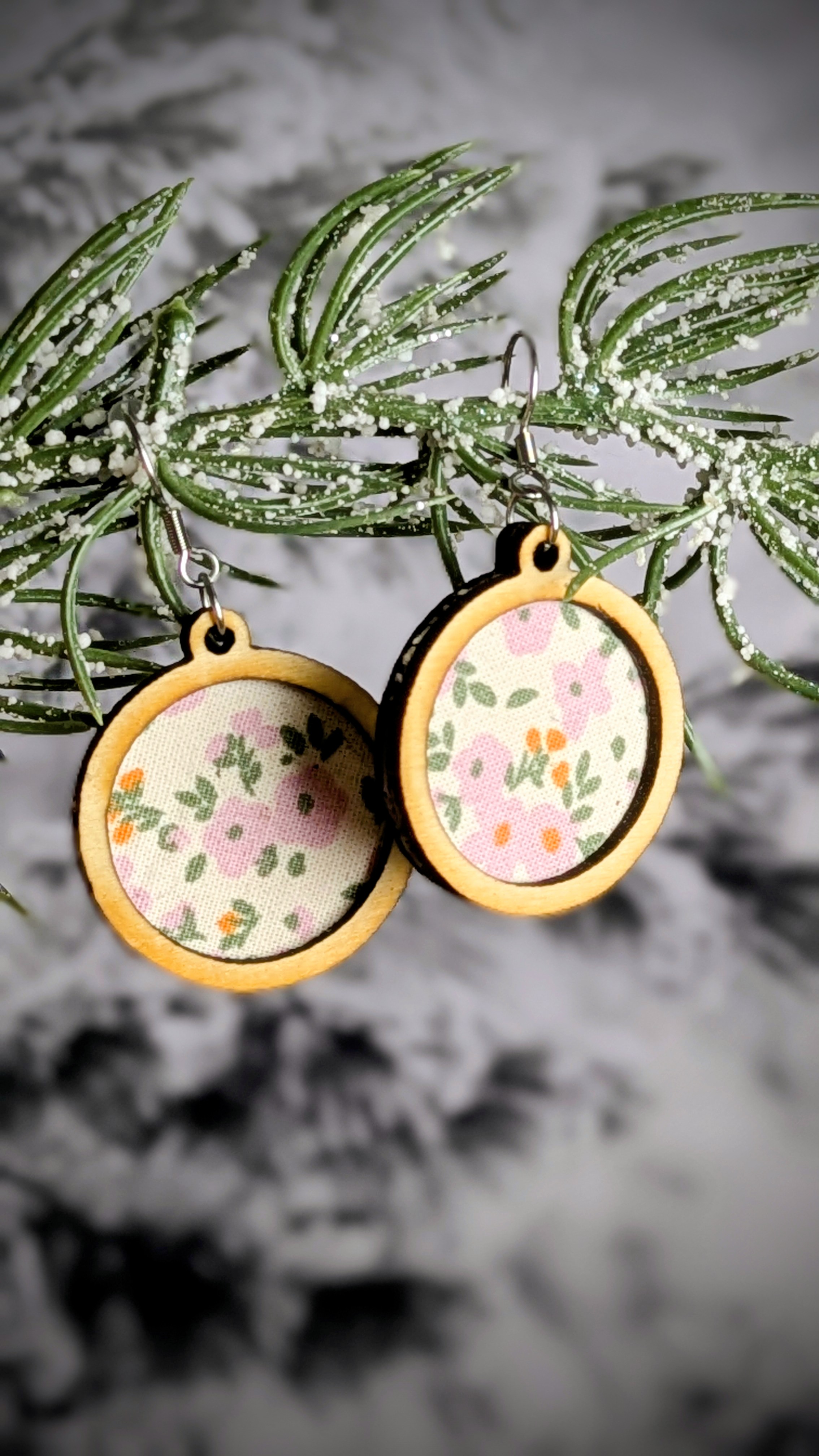boucles d'oreilles noël vert (copie)