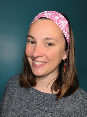 Bandeau - Rose avec fleurs haïtiennes