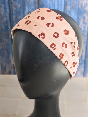 Bandeau - Léopard rose
