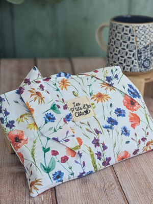 Pochette à livre - Fleurs des champs