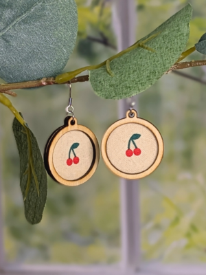 Boucles d'oreilles - Cerises