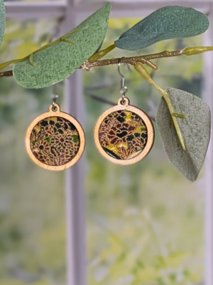 Boucles d'oreilles - Collines vertes (2)