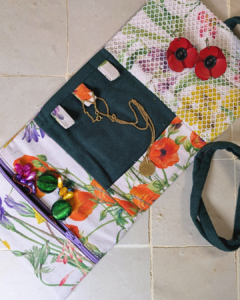 Pochette range-bijoux - Fleurs des champs