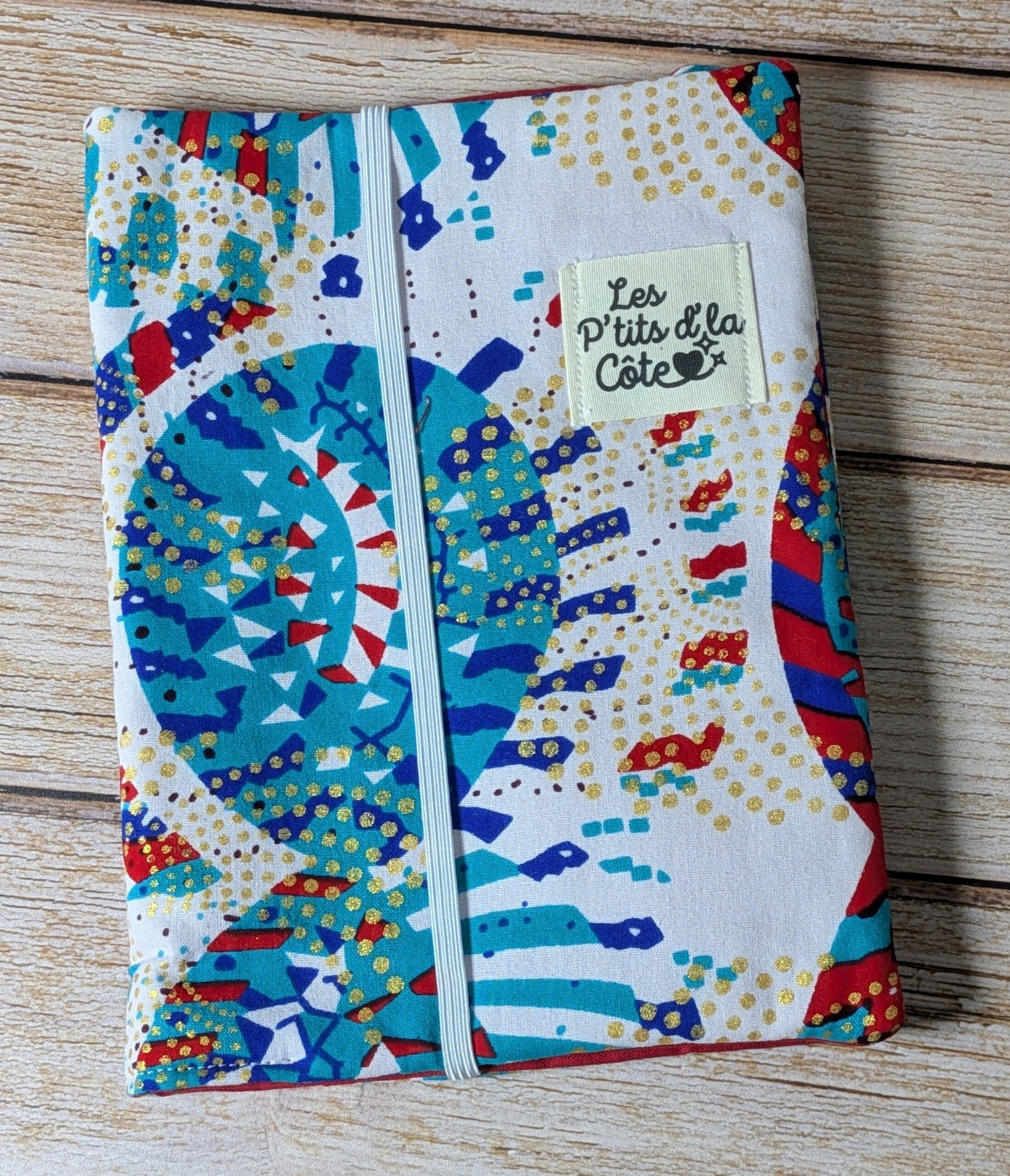 Housse de livre ajustable en coton avec élastique de fermeture Housse de livre ajustable en coton avec élastique de fermeture