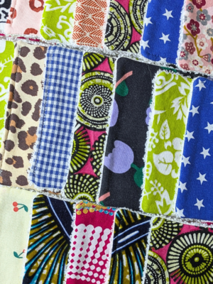 Lot de 6 lingettes lavables artisanales – Motifs au hasard